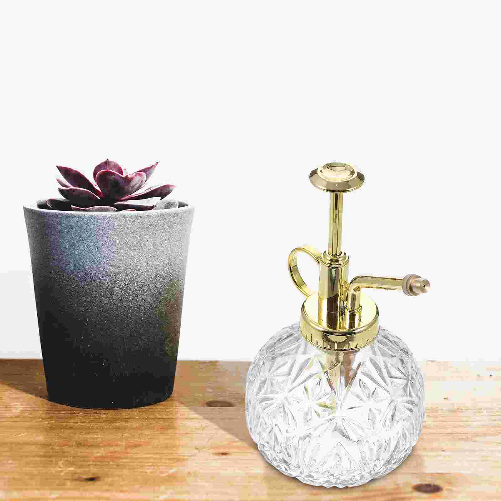 

Bottle Watering Spray Can Plant Glass Mister Spritzer Small Mist Vintage Pump Fine Indoor Sprayer Flower Misting Plants