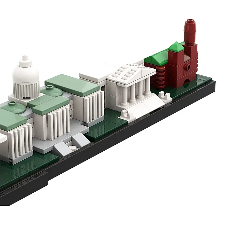 Gobricks MOC Washington DC Skyline mijlpaal Architectuur Bouwsteen Stad Model Gebouw Monteren Baksteen Speelgoed Cadeau Kinderen Gift