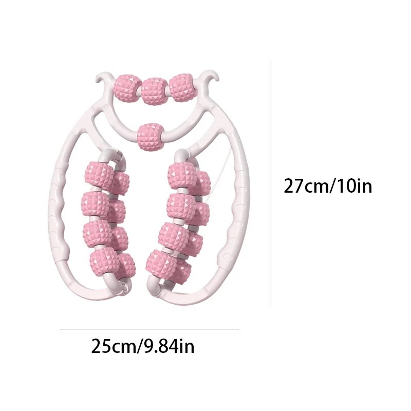 1pcs Massager Roller for Waist Abdominal Muscles Ring Leg Clip Stovepipe To Clear The Meridian Portable Cellulite Massage Tools