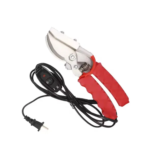 220V Electric Heated Bloodless Piglet Tail Docking Clipper 80W Fast Heating 370°C High Temperature Safe Rubber Insulation