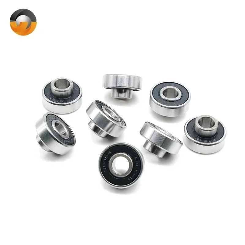 8PCS 608RS Skateboard Bearing  8x22x7mm ABEC-9 Integrated spacer Longboard Bearing 608 Dance Board Double Rocker board Bearings