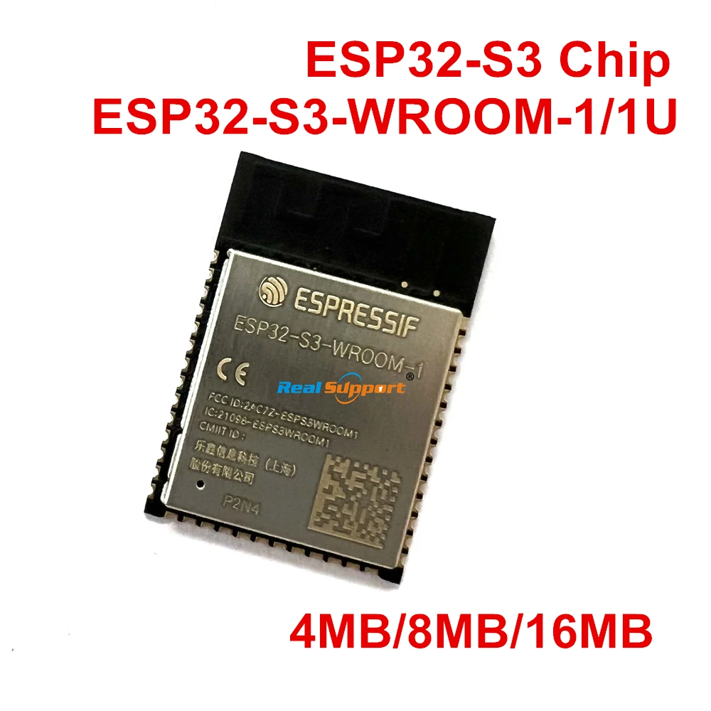 ESP32 S3 WROOM 1 ESP32-S3-WROOM-1/1U ESP32-S3-WROOM-1-N4 ESP32-S3 ESP32-S3R8 Chip 2.4 GHz Wi­Fi and BLE 5 Wireless module