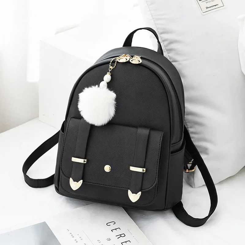 Stylish Mini Backpack - Premium PU Leather, Compact Daypack for Daily Essentials, Versatile and Practical for Multiple Occasions