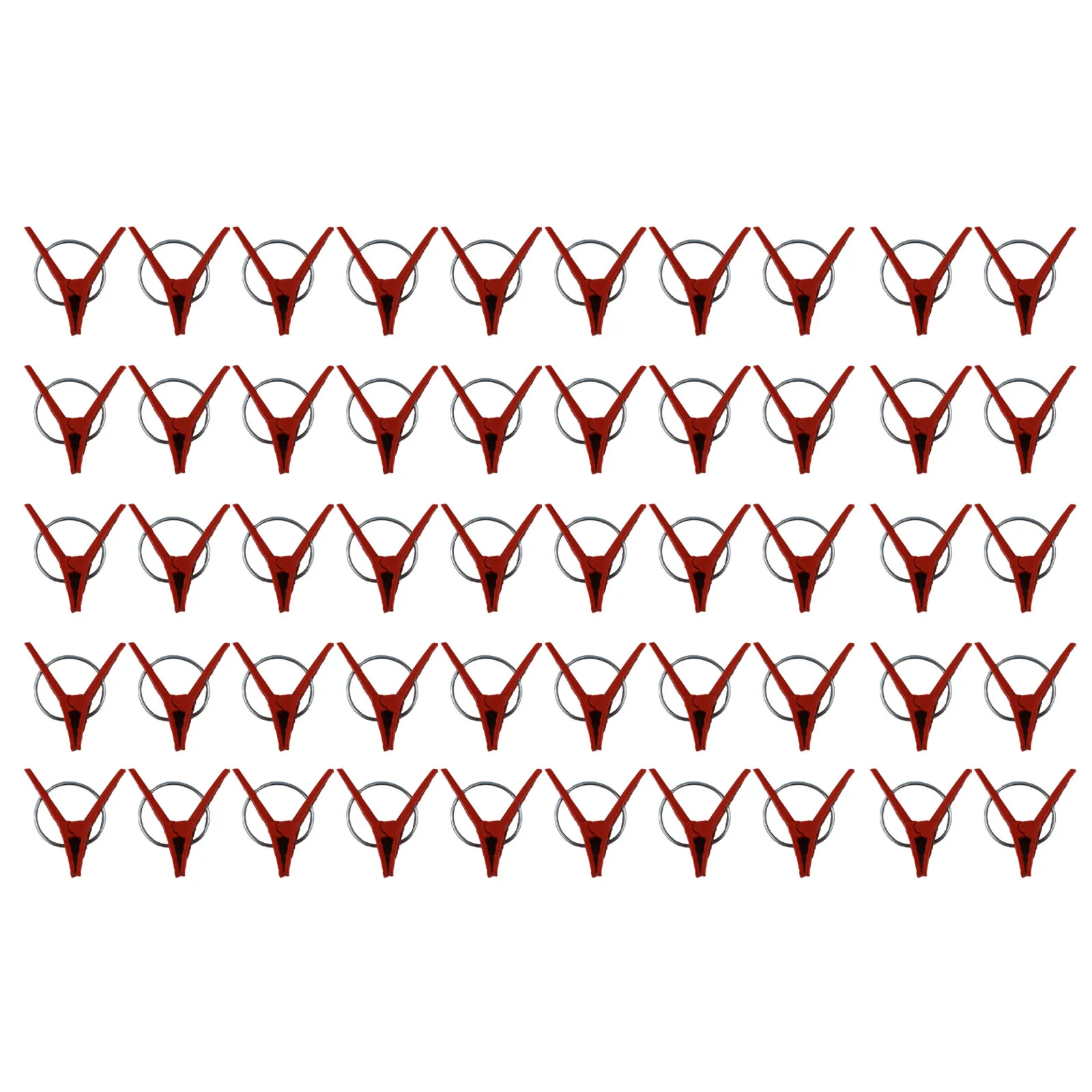 

50x Garden Graft Clip Plastic Plant Support Clips AntifallClamps For Vine Garden Greenhouse Vegetables Watermelon Gardening Tool