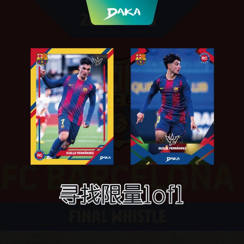 2025-2026 Official DAKA Star Soccer Card Lamine Yamal Football Trading Card Fan Collection Series Desktop Display Holiday Gift