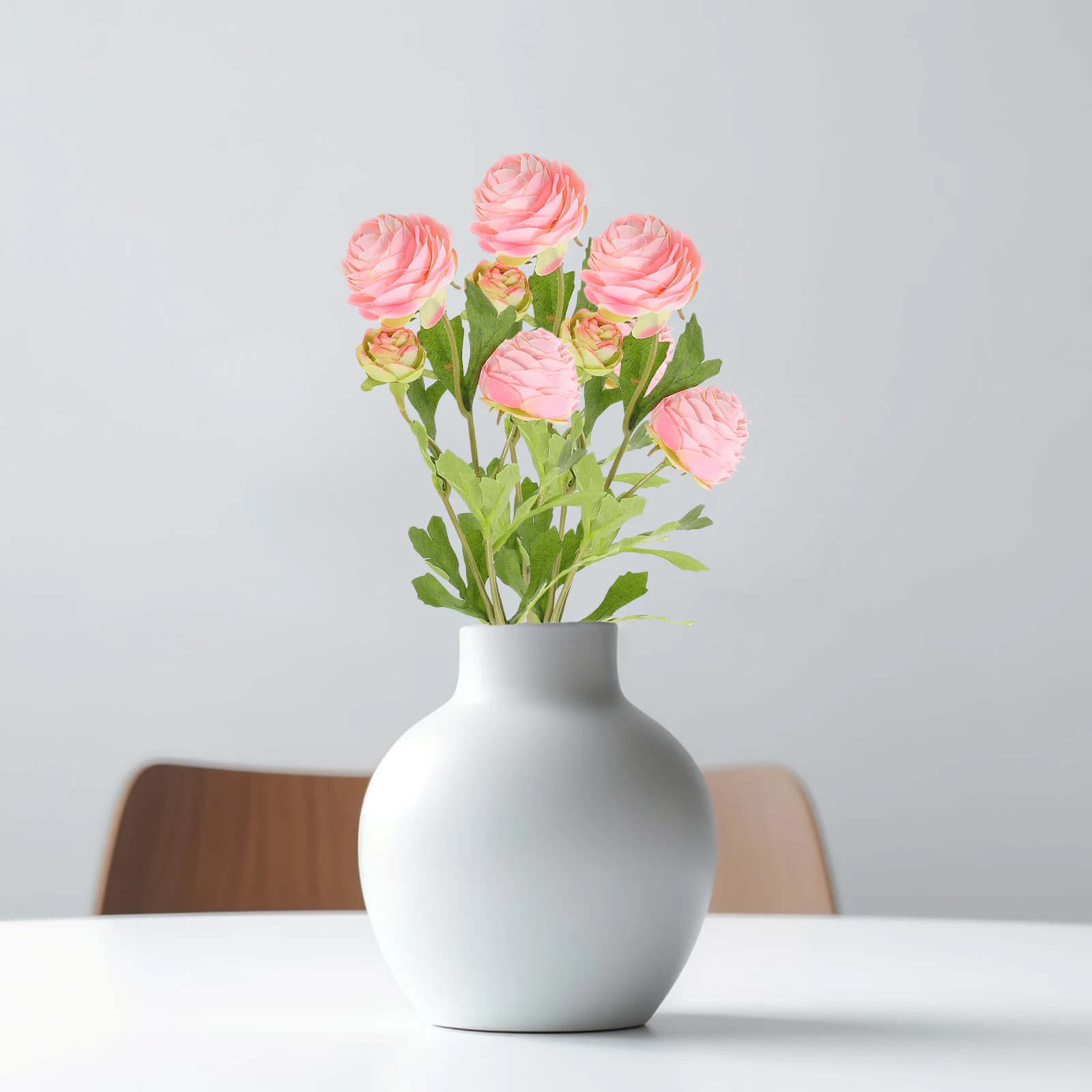 

2Pcs Silk Cloth Artificial Lotus Flowers Realistic Wedding Decor Faux Floral Arrangement Home DIY Photography Prop