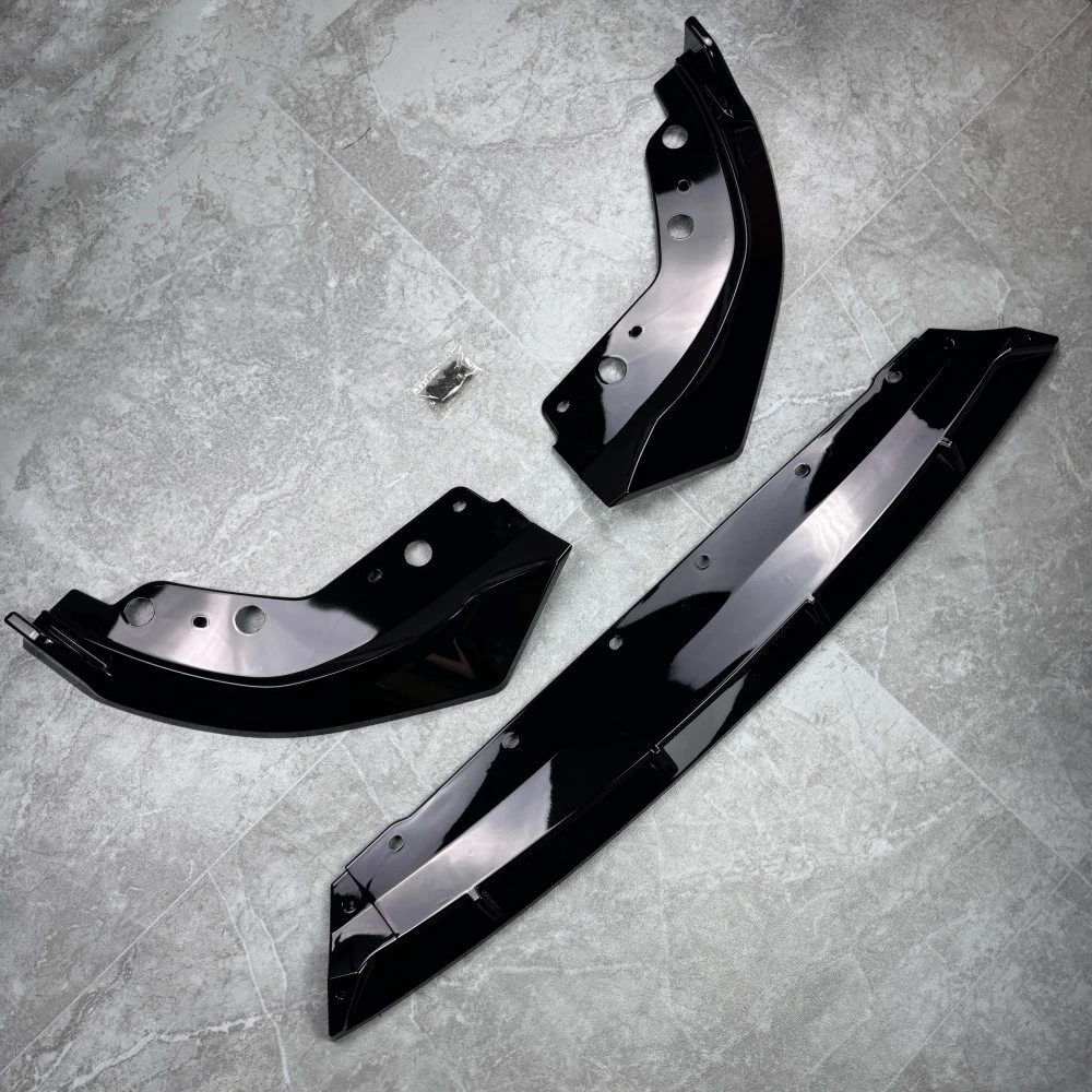 Maxton Stijl Voorbumper Lip Splitter Spoiler voor BMW 3-serie G20 G21 LCI M Sport 2022-2025 Facelift Diffuser Body Kit Tuning