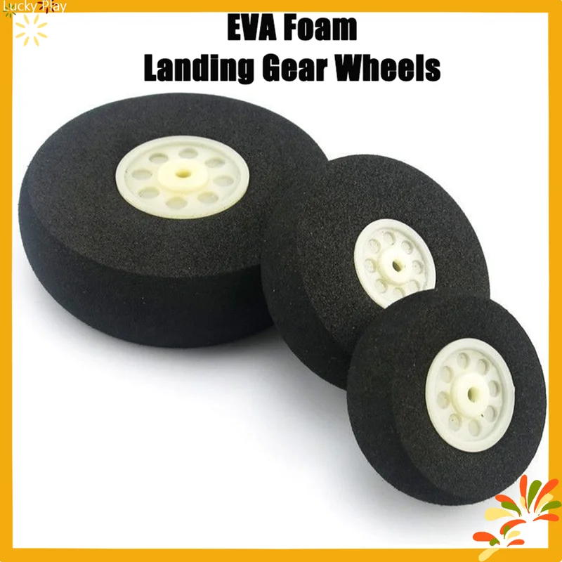2pcs/Lots Fixed Wing Model Aircraft Wheel 25mm 30mm 35mm 40mm 50mm 60mm 80mm Sponge Machine Wheel