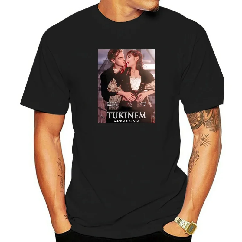 T Shirt Titanic WOMENS WHITE ALL SIZES XS TO 2XL DiCaprio classic movie film   Tee Shirts Men O-Neck Tees