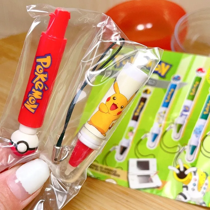 Pokemon Figure Pikachu Cartoon Doll Stylus Bag Pendant Keychain Children Toy