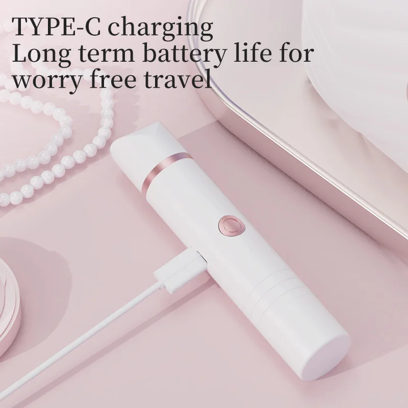Multifunctional Female Hair Shaver Kit, USB Recharge Trimmer, Lightweight Tool for Facial, Leg and Nose Hair Care