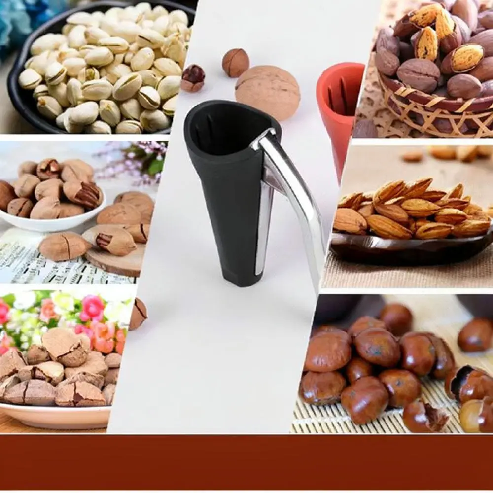 Practical Nut Cracker Plastic Walnut Opener Chestnut Shelling Tool Ergonomic Pecan Pliers Kitchen Accessory Home Gadget Aid