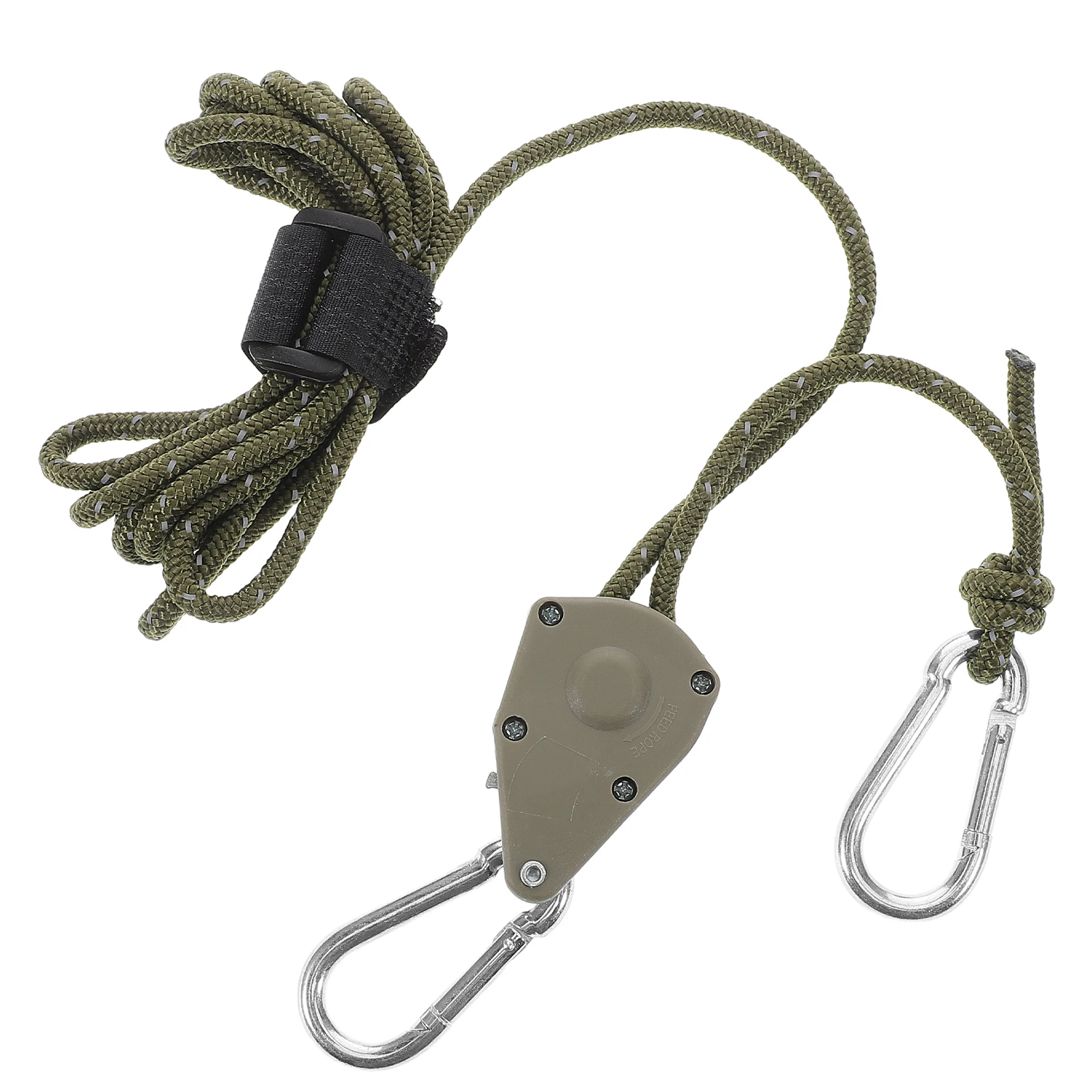 

4 Pcs Windproof Rope Belt Adjustable Rope Hanger Adjustable Automatic Buckle Camping Tent Gear Outdoor Hiking Straps