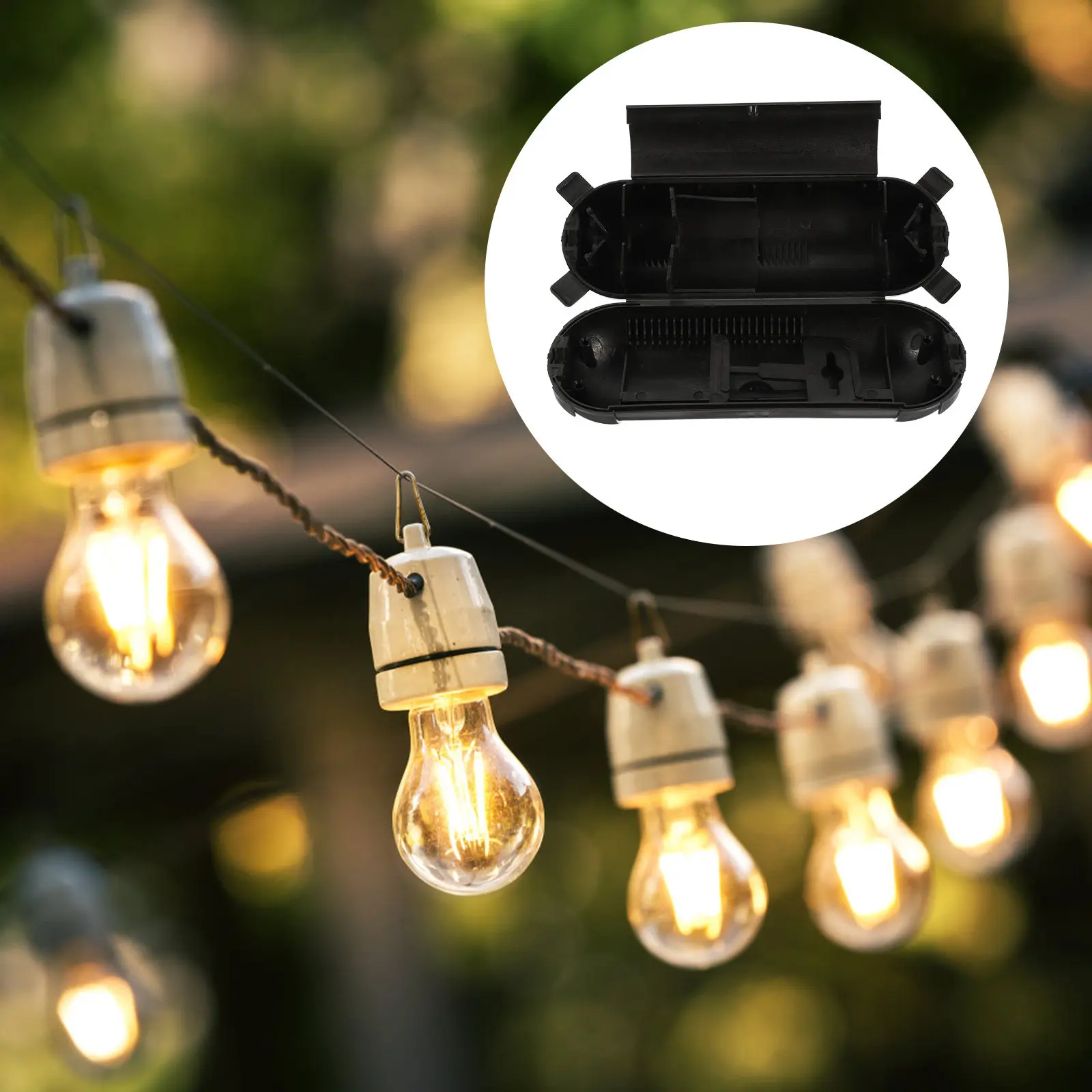 1pcs Waterproof Electrical Extension Safety Cover Weatherproof Plug Protector Durable Cord Protector For Outdoor Extension Cords