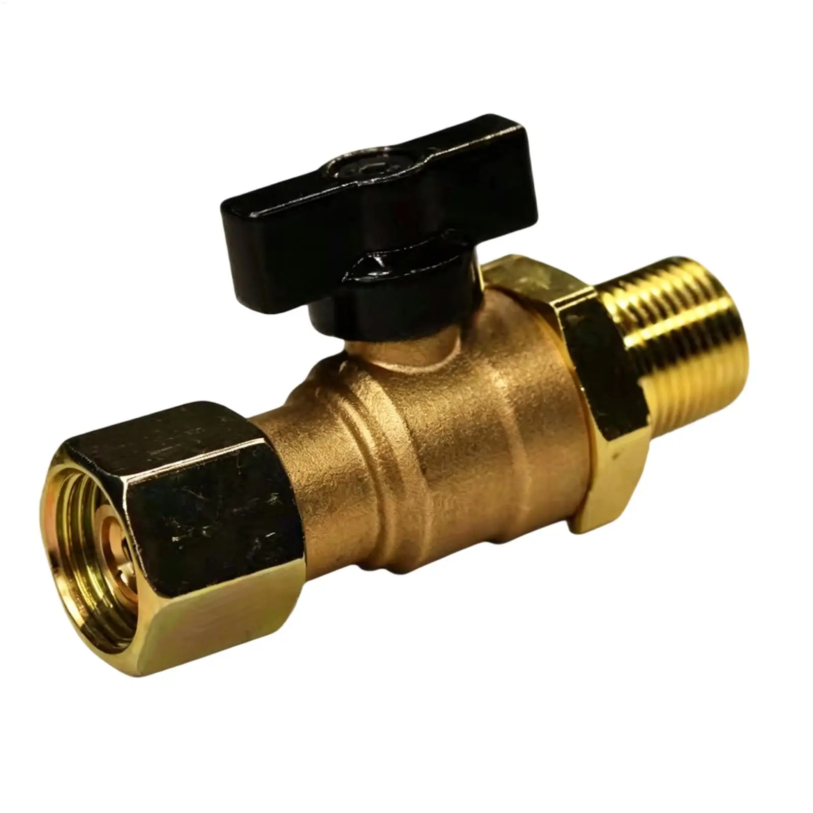 Front Wheel Air Brake Cut Off Valve 18mm Thread Metal Replacement Car Air Brake System Control Valve for Heavy Duty Vehicle