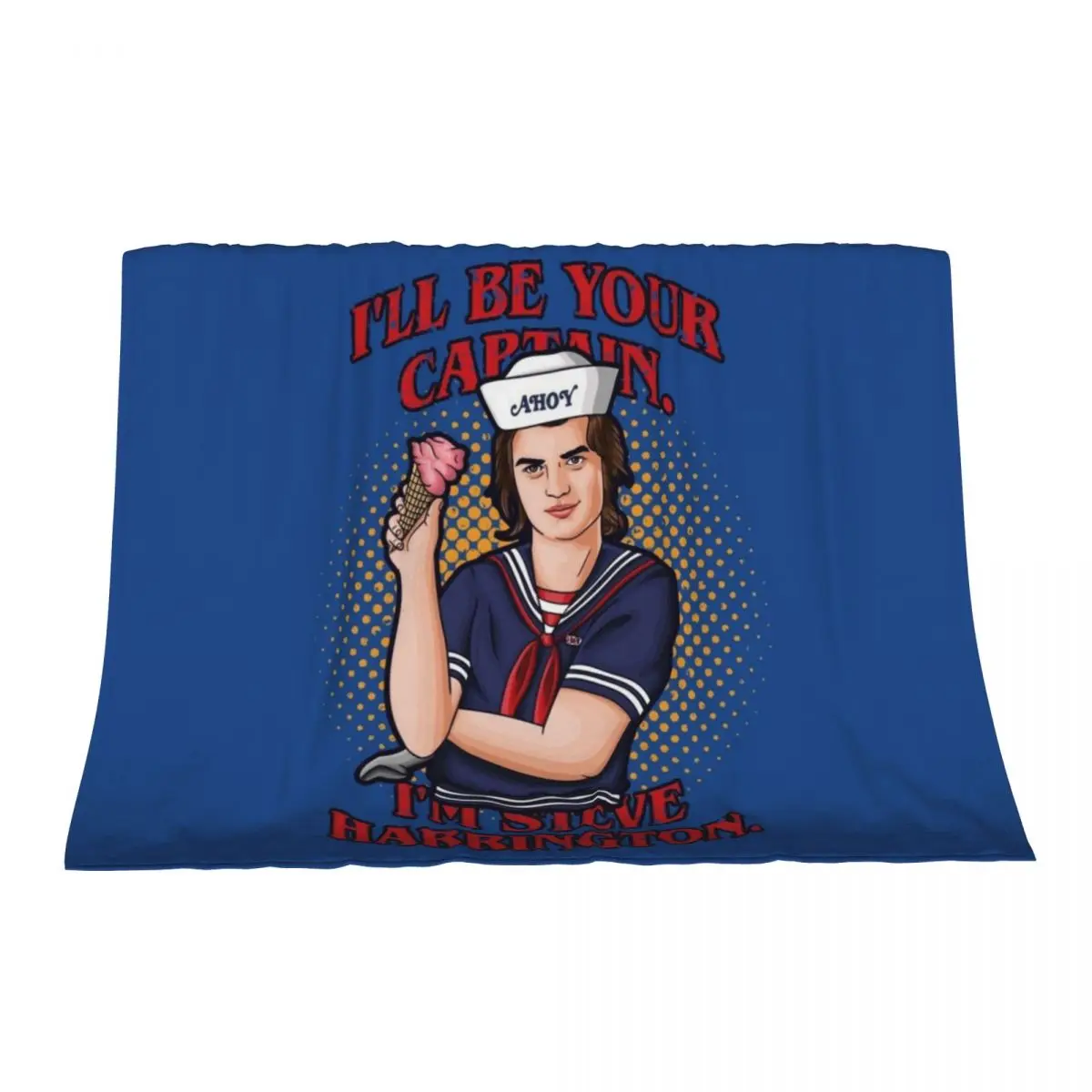

I'll be your captain. I'm Steve Harrington Throw Blanket Bed For Baby Picnic Soft Blankets