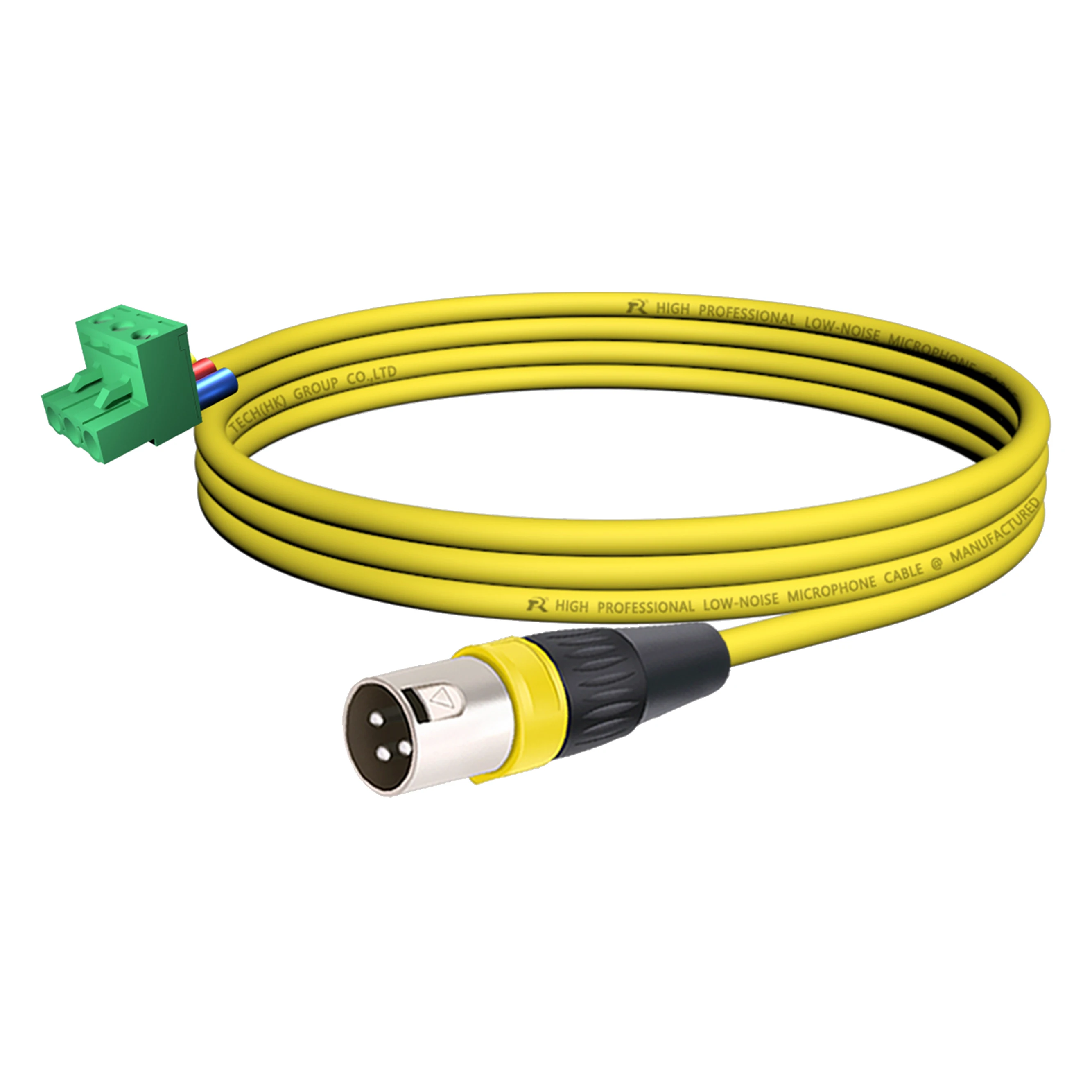 Interconnect, 5,08 mm 3-poliger Plug-and-Play-Phoenix-Stecker für 3-polige Cardano-Audio-Kabel (weiblich/männlich), silberfarbener Metallsteckerkörper – Detail 9