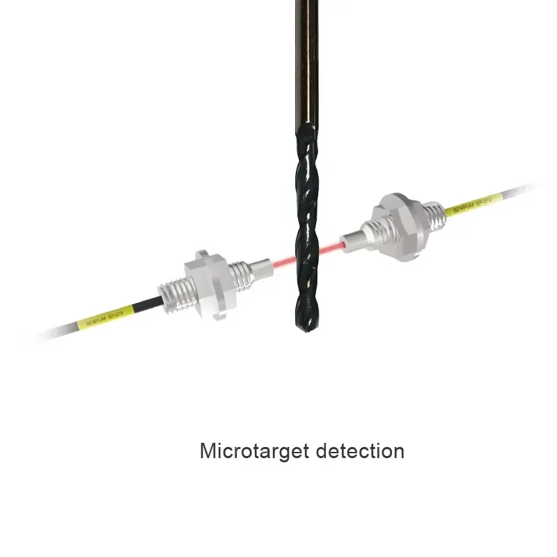For Senpa Thru Beam Fiber Optic Sensor Array R2 Minimum Bend Radius Type, Digital Fiber Optic Sensor Probe