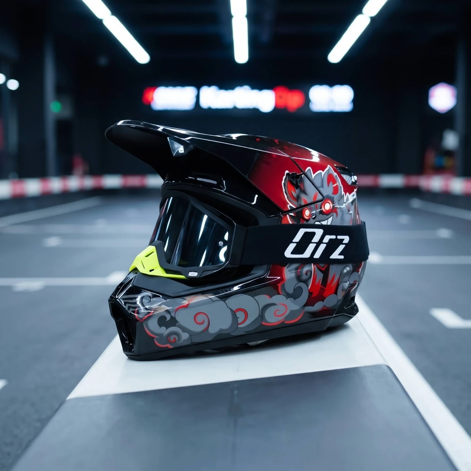 Motocross Helmet off-Road Downhill Helmet Long-Lasting Comfortable for Riders, Karting