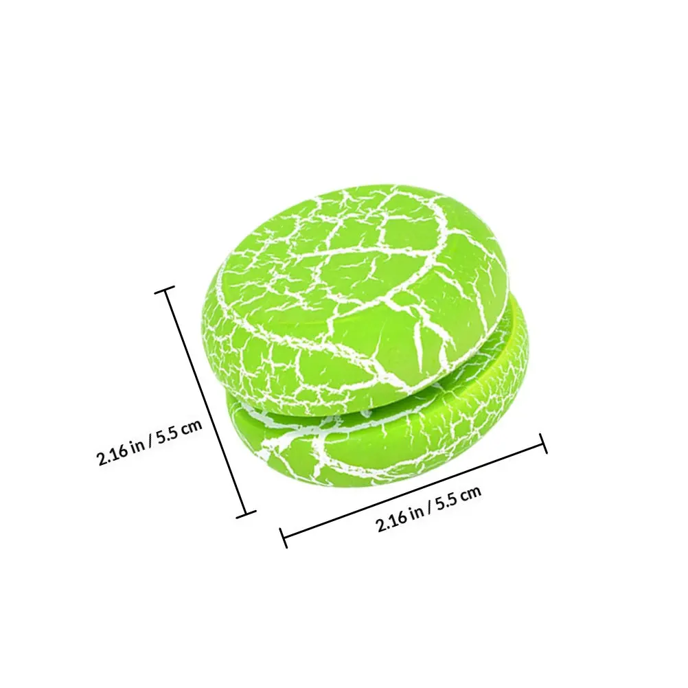 2Pcs Wooden Yo-Yo Crack Ball Kids Educational Playthings Fun Wrist Exercise Portable Gift Yo-Yo Ball Kids Educational Toy