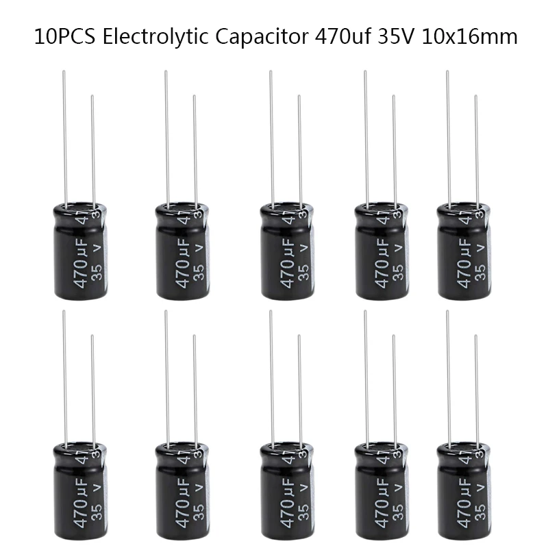 10PCS Kondensator elektrolityczny do naprawy sprzętu AGD Sprzęt komunikacyjny