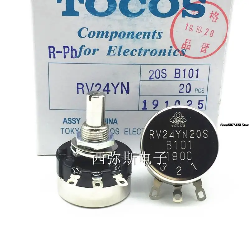 

New Japanese original Tokyo TOS single coil carbon film potentiometer rv24yn20sb101 B201 B501