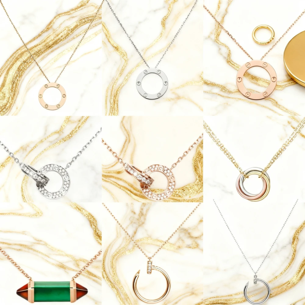 

2025 Trendy Jewelry High - quality Stylish Ct - gem - set Necklace for Daily Wear