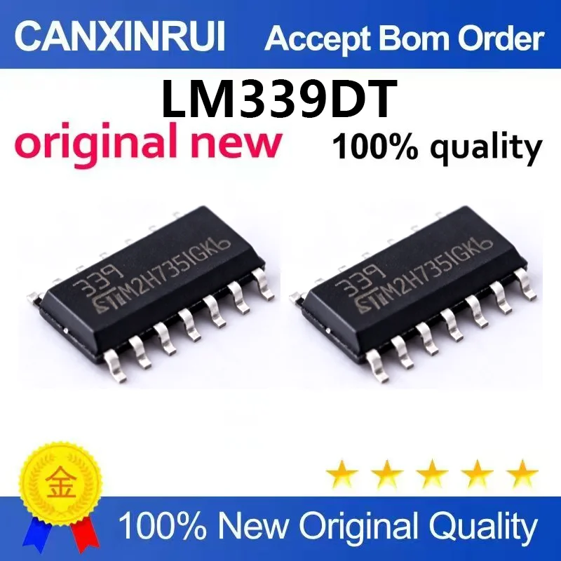 (5pcs-100pcs)Brand new original SMT LM339DT SOIC-14 voltage comparator IC chip