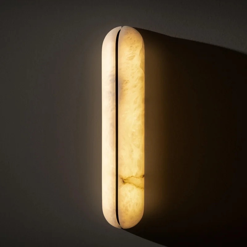 Modern Simple and Luxury Marble Wall Light Designer Living Room Light Nordic Bedroom Bedside Long Wall Lamp Indoor Lighting image 3