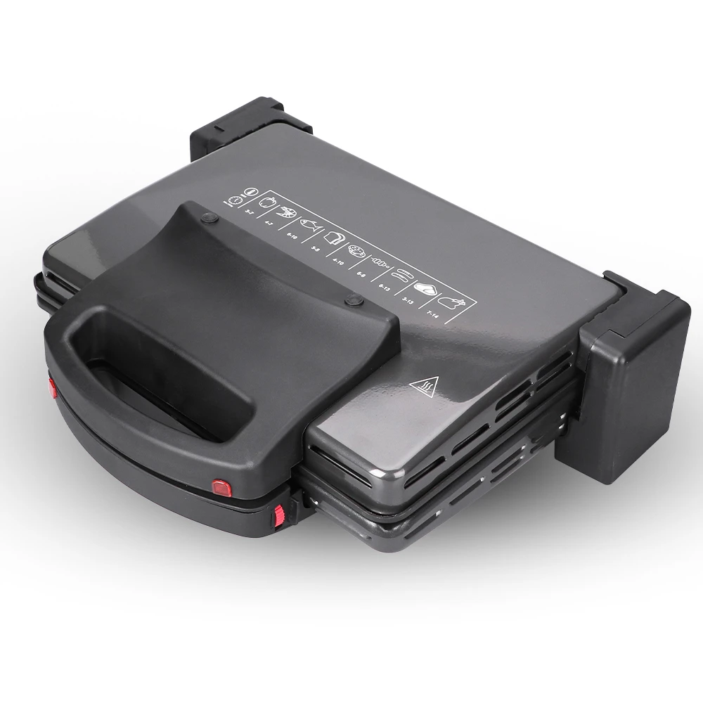 ماكينة ضغط شرائح اللحم التجارية للشواية بقدرة 2000 وات مع لوحة غير لاصقة