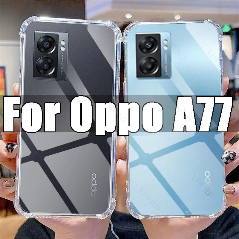 Clear Phone Case for Oppo A77 TPU Transparent Case for Oppo A 77 for OppoA77 6.56