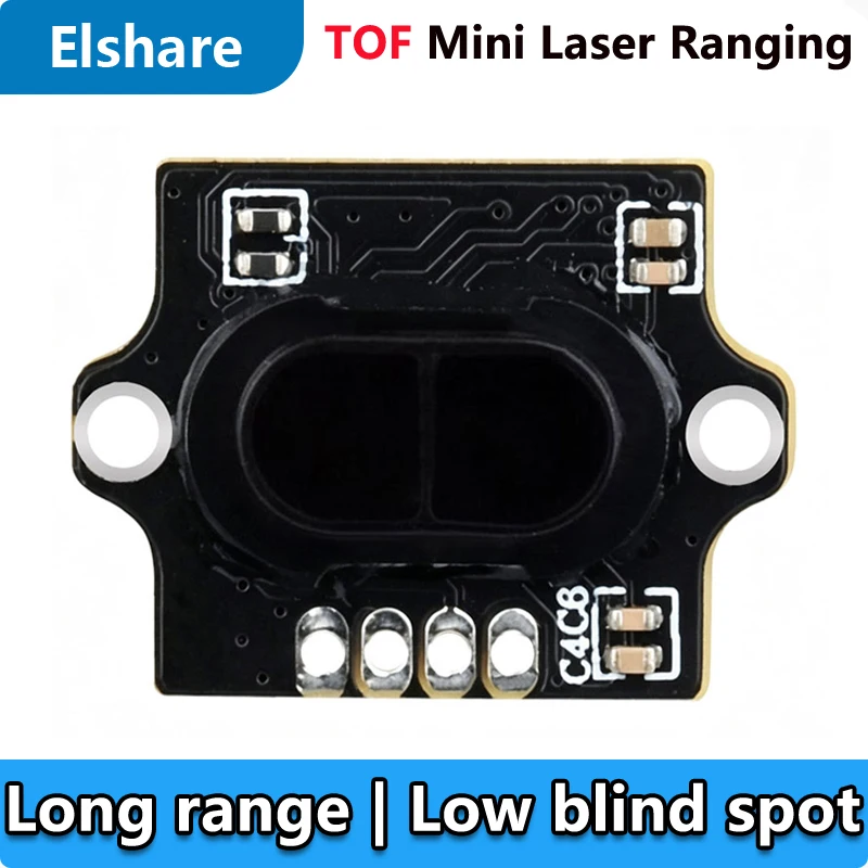 Mini TOF Time-of-Flight Laser Ranging Short Blind Zone Radar Sensor Compatible UART with Arduino Raspberry Pi ESP32 and Pico