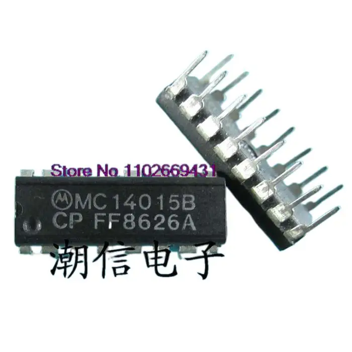 5 pz/lotto MC14015BCP DIP-16 originale, disponibile. Power IC