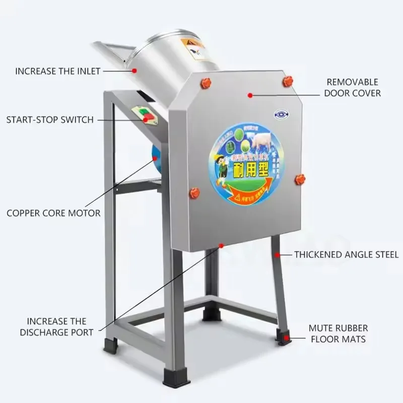 Grass chopper crusher for chicken, duck and cattle, grass chopper, small household straw, pig grass and vegetable chopper