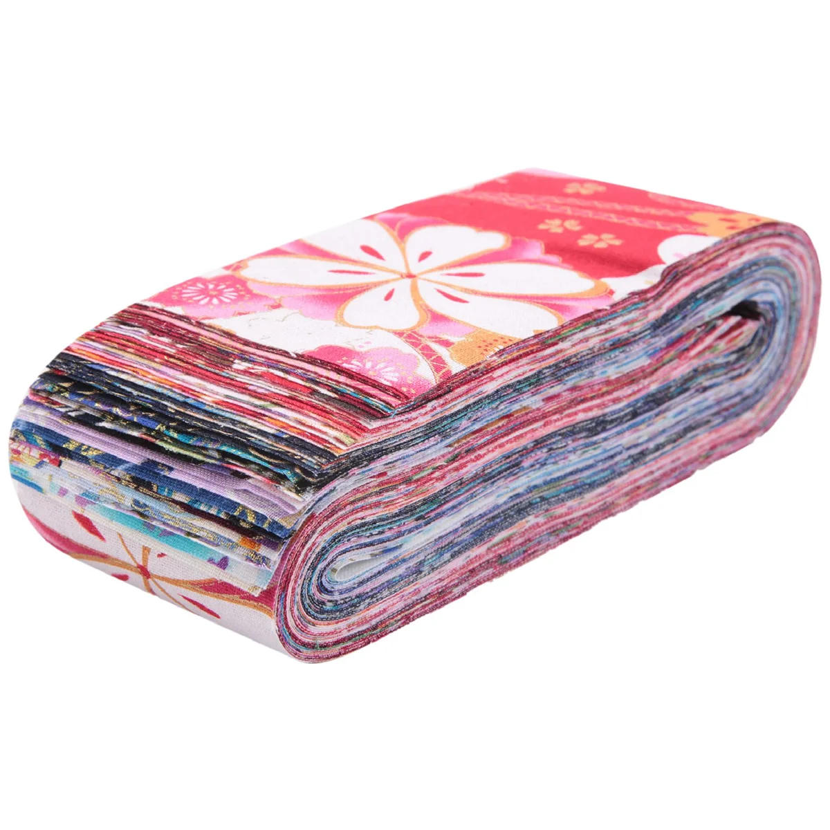 40 PCS Jelly Roll Cotton Fabric Quilting Strips DIY Sewing Craft Fabric Bundle Patchwork Supplies 6.5X50cm HOT