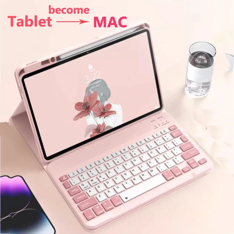 For Honor Pad X8a 11 Inch 2024 Magnetic Bluetooth Keyboard Case Flip Stand Smart Case with Pen Holder