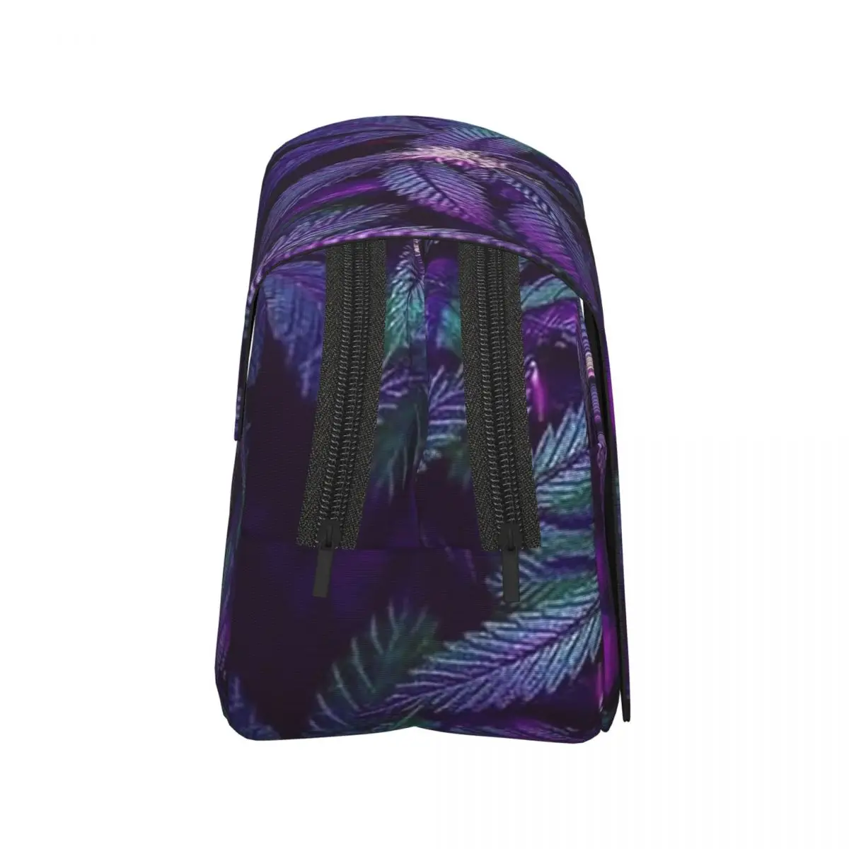 Psychedelic Purple Cannabis Marijuana Weed Pot Leaves Pencil Cases Pen Holder Hard Shell Leather Large Capacity Pen Box Pencil
