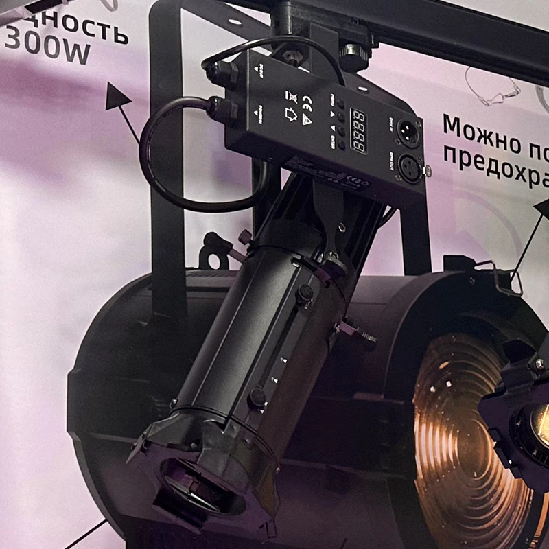 Theater Ellipsoidal Lights 40W 2in1 Warm Cool White or 4in1 RGBL Profile Spotlight 15° -30° Zoom Stage Lighting Imaging Light