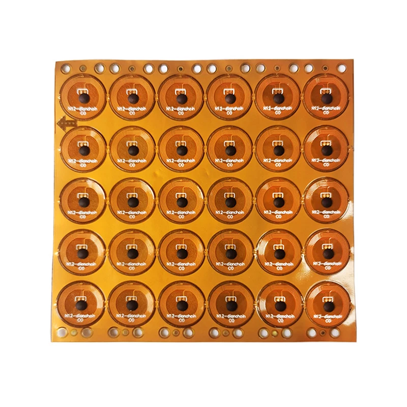 5PCS [Dia12mm] Micro Small Size RFID 13.56mhz NFC F08[Clone S50 Classic 1K] Programmable Chip Bluetooth Label/Sticker FPC Tag