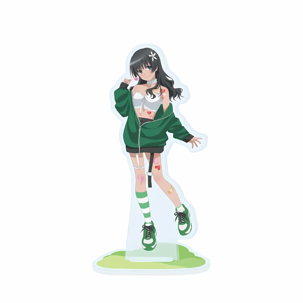 A Certain Scientific Railgun Acrylic Stand Keychain 2026 New Mikoto Kuroko Misaki Kongou Cute Streetwear Desktop Figure