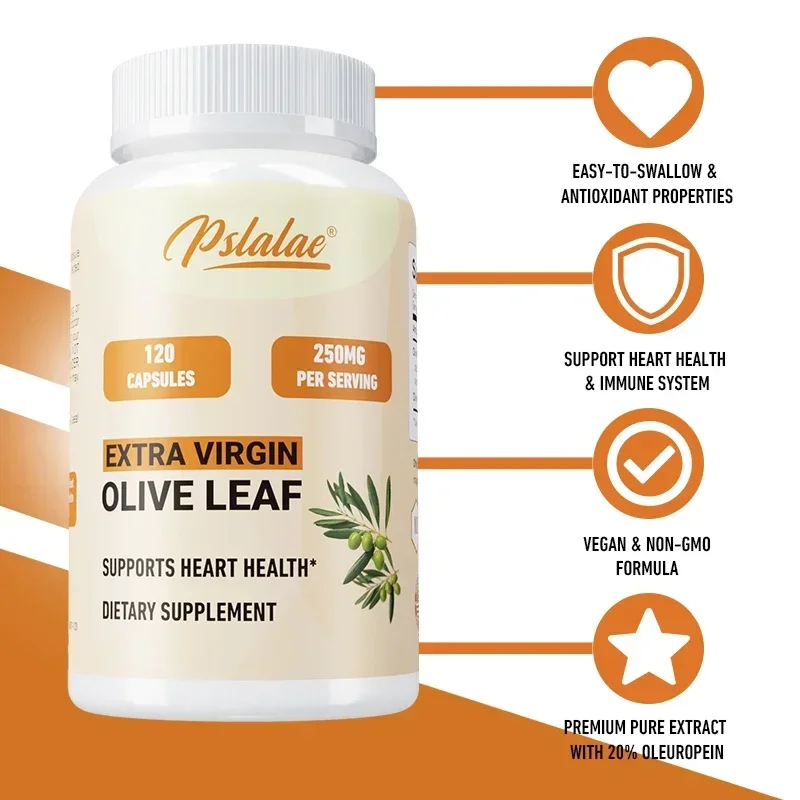 

Olive Leaf - Control Blood Sugar and Lower Cholesterol, Heart Health Supplement