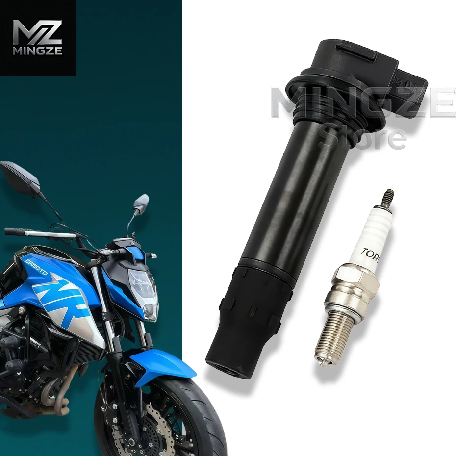 For CFMOTO CF400NK/GT 650NK/GT/MT/TR-G 700CL-X 700MT Ignition Coil Spark Plug 400GT 650GT 650MT Motorcycle Original Accessories