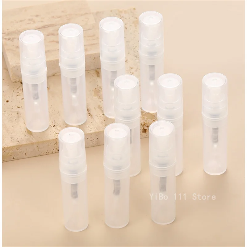 1/5/10pcs 2ML 3ML 5ML Clear Plastic Spray Bottle Empty Perfume Atomizer Sample Bottles for Cleaning Travel Essential Oils