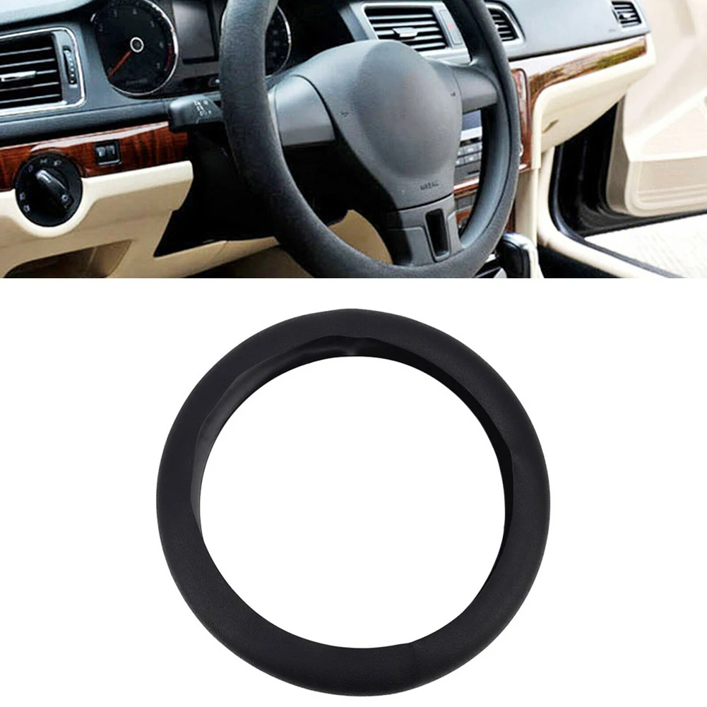 Silicone Steering Wheel Cover Truck Steering Wheel Cover 13*16in 1pc Interior Accessories Replacement Brand New