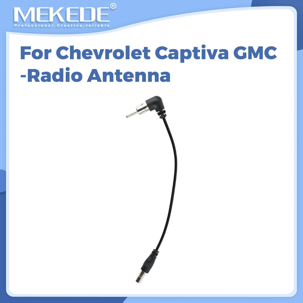 MEKEDE Car Radio Stereo Antenna Adapter Vehicle AM/FM Radio Aerial Wiring Cable For Chevrolet Captiva GMC Plug and Play