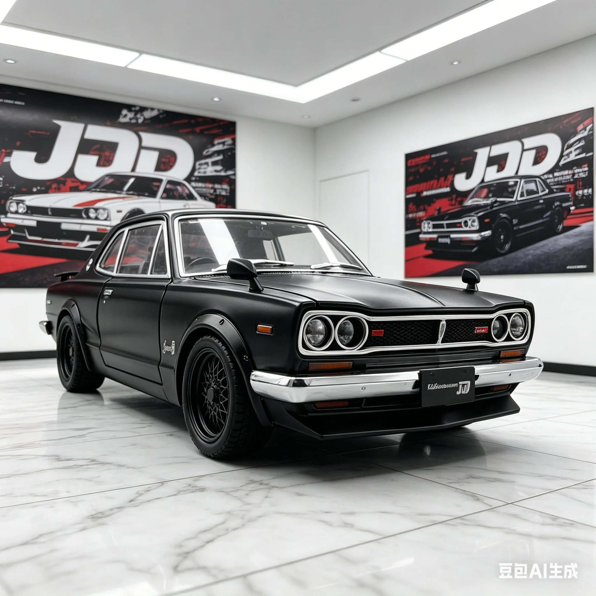

НОВИНКА: Коллекционная модель автомобиля SKYLINE 2000 GTR KPGC10 JDM из сплава, масштаб 1:22, со звуком и светом, инерционная, игрушка-сувенир, подарок на день рождения