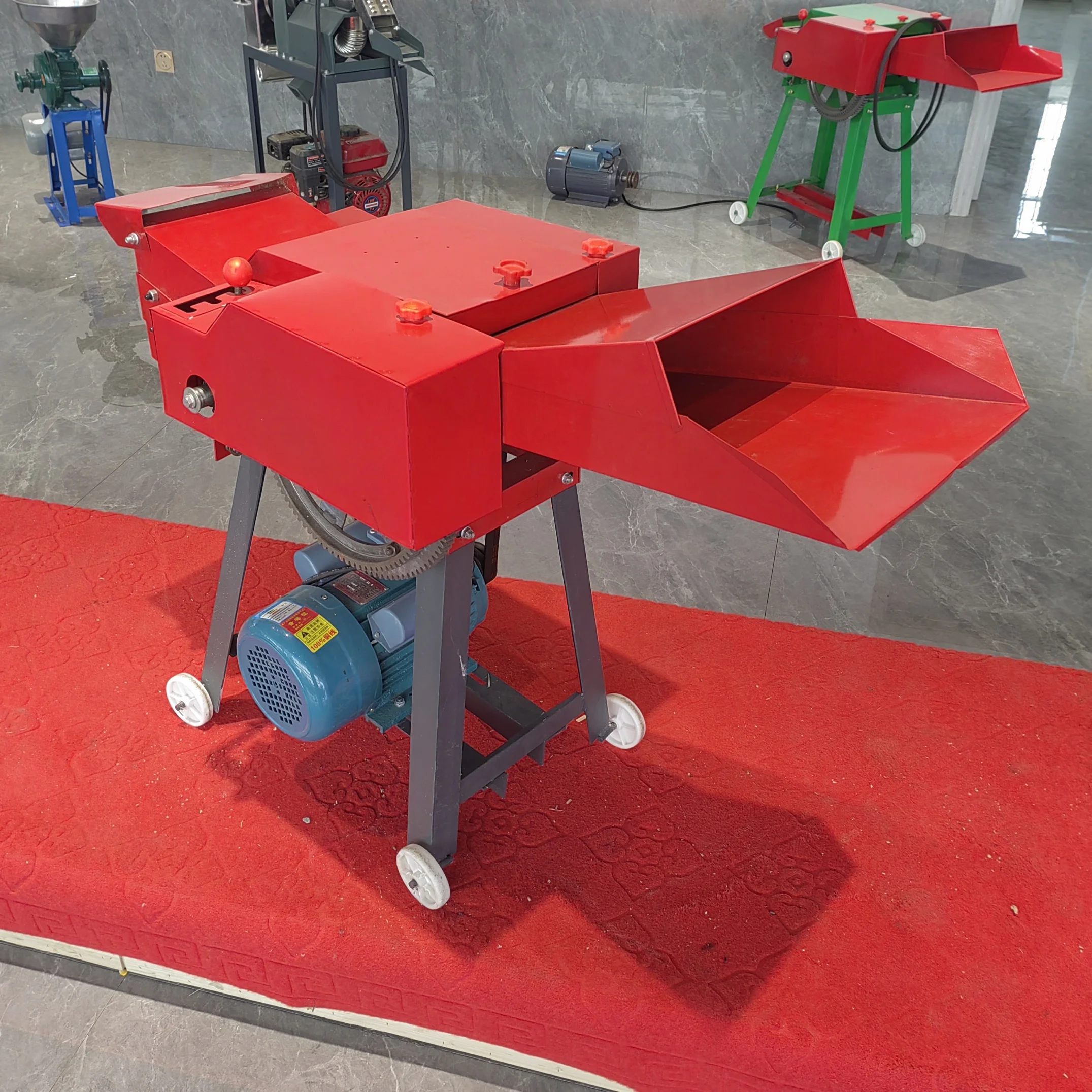 

Small Chinese Forage Chaff Cutter Chopper, Feed Processing Cutting Machine for Animal Feeding