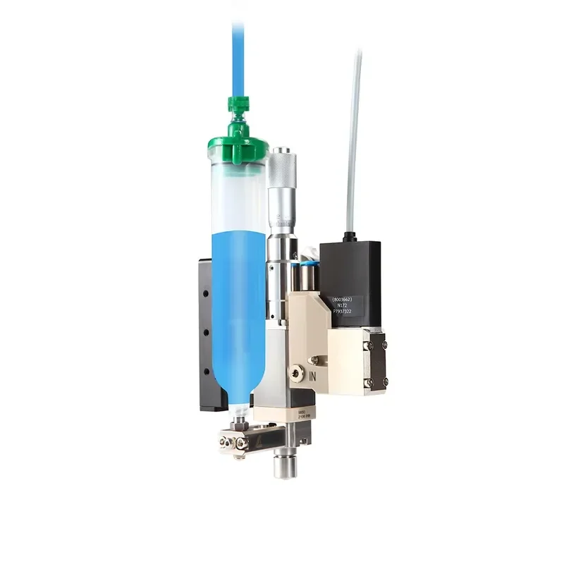 Compact Dual-Air Inlet Pneumatic Dispensing Valve for Hot Melt Glue High Accuracy & High Productivity