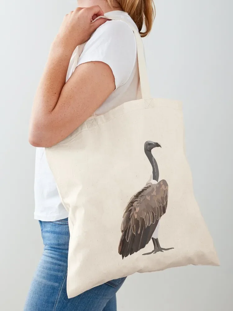 S is for Slender billed vulture Tote Bag canvas tote bags university Customizable hand ladies