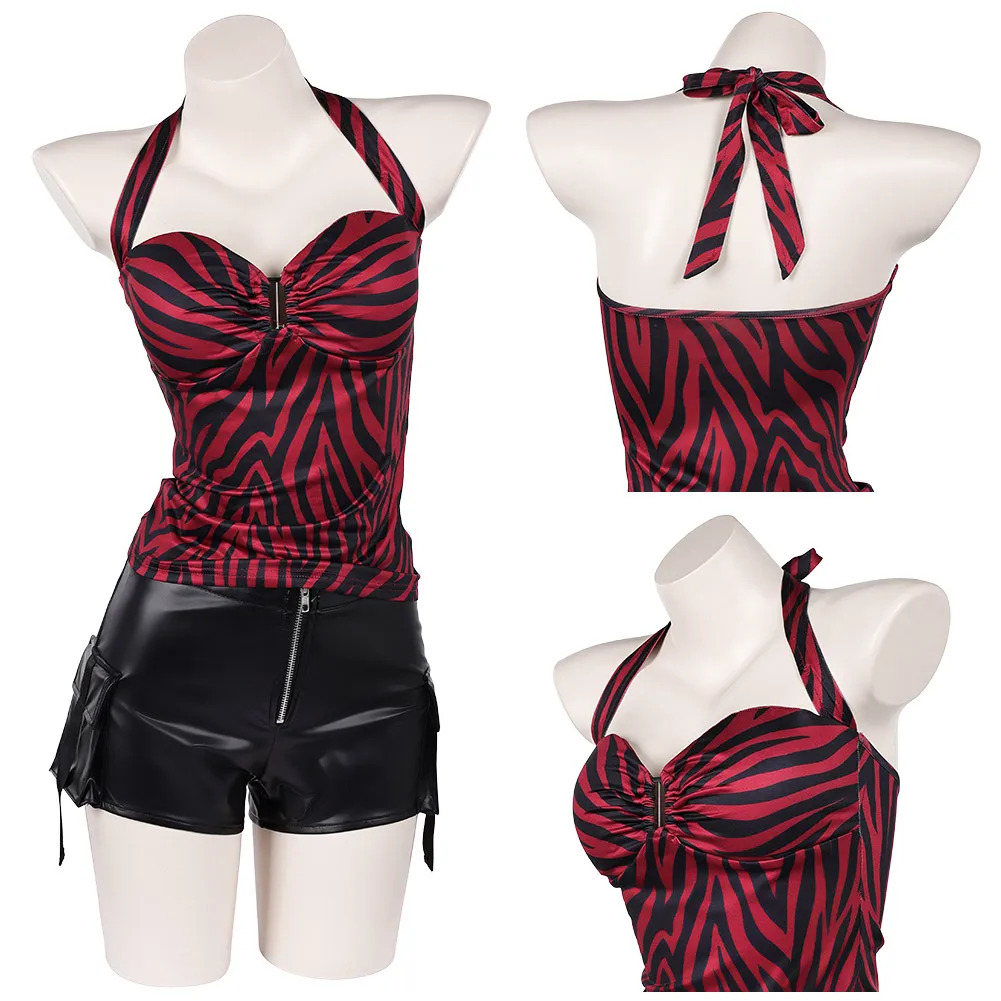 Costume de cosplay Nikki : Ensemble complet de tenue de scène pour hommes adultes, idéal pour les événements, Halloween et les fêtes à thème (ex. Short Movie Obsession)